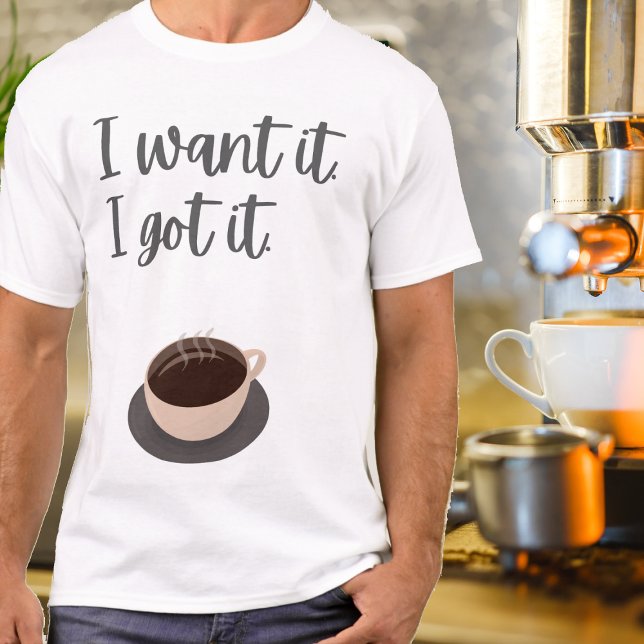 Coffe-T - Shirt (Von Creator hochgeladen)