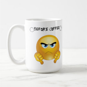 Coffe: Vorher und nachher Kaffeetasse