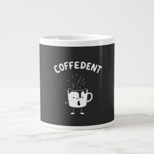 Coffedent Funny Kawaii Caffeine Cup Liebhaber Jumbo-Tasse