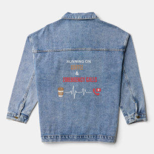 Coffee Addict First Responder EMT Paramedic Jeansjacke