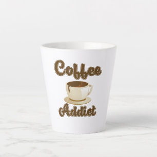 Coffee Addict Retro-Logo Milchtasse