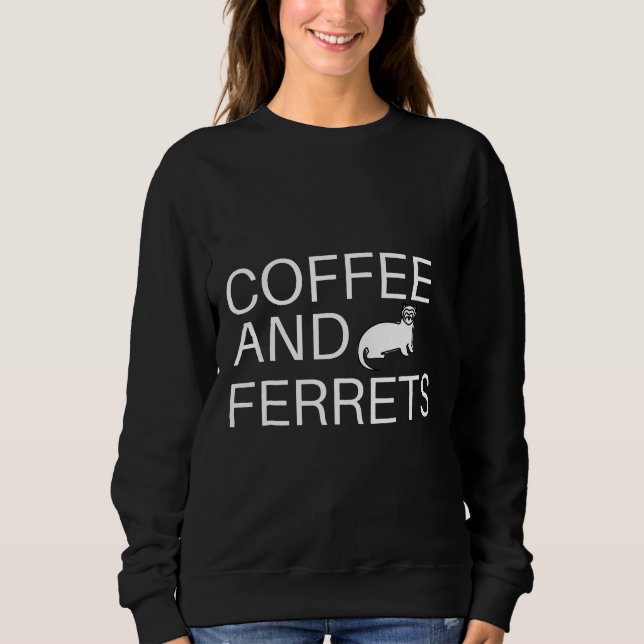 Coffee and Fereaux Womens Polecat Caffeine Tee (Vorderseite)