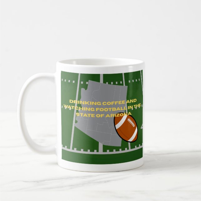 Coffee and Football in Arizona  Kaffeetasse (Links)