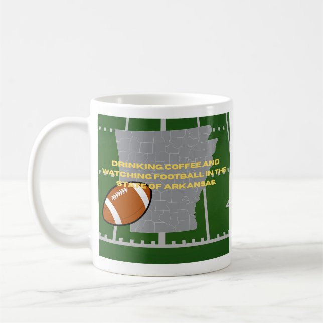 Coffee and Football in Arkansas  Kaffeetasse (Links)