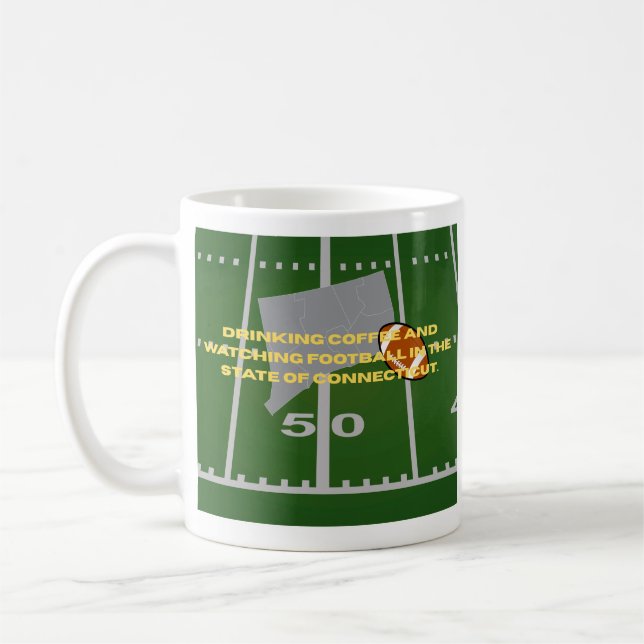 Coffee and Football in Connecticut  Kaffeetasse (Links)