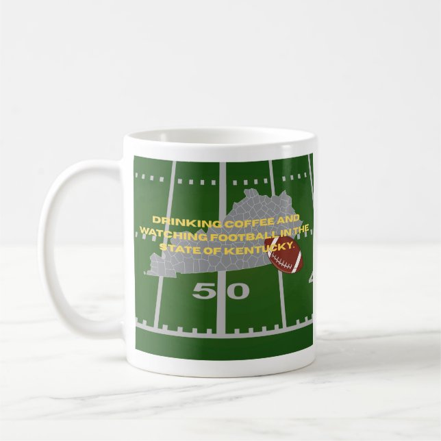 Coffee and Football in Kentucky  Kaffeetasse (Links)