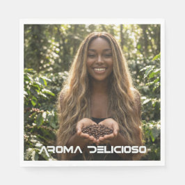 COFFEE - AROMA DELICIOSO SERVIETTE