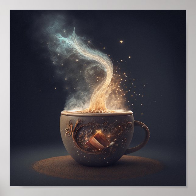 'Coffee Art 1' Poster (Vorne)