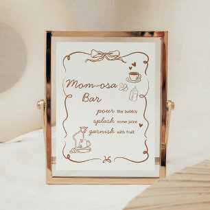 Coffee Baby is Brewing Shower Mom Osa Bar Schild