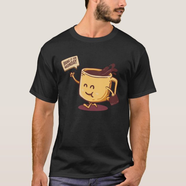 Coffee Barista Coffee Drinker T-Shirt (Vorderseite)