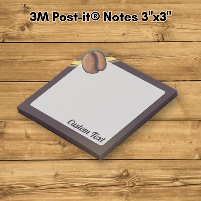 Coffee Bean Icon Post-it Klebezettel (Von Creator hochgeladen)