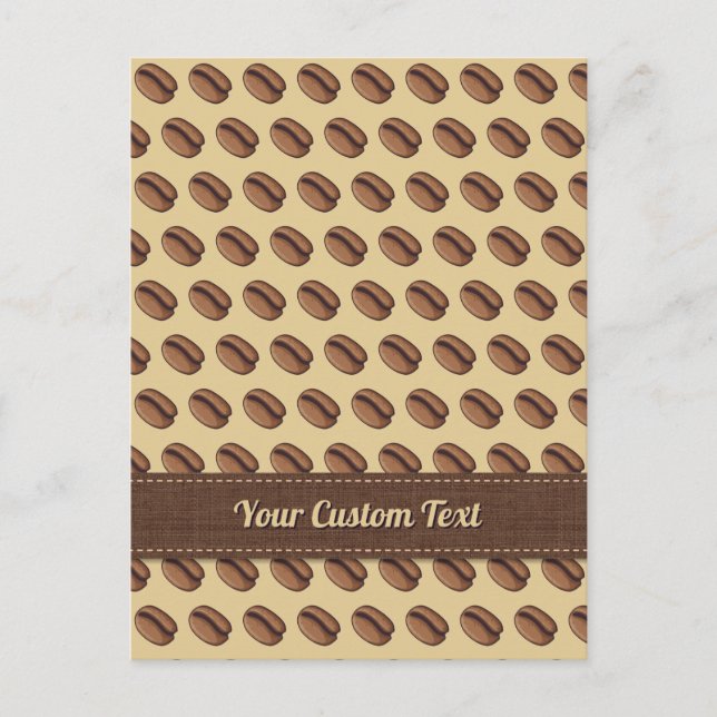 Coffee Bean Icon Postkarte (Vorderseite)