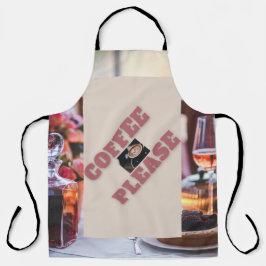 "Coffee-Bitte"-Designer Unisex Cooking-Taille Schürze