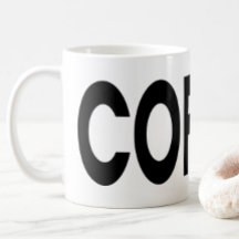 COFFEE Black Typografie