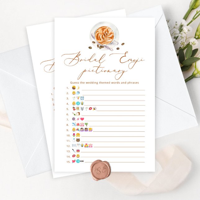 Coffee Brautparty Emoji-Picktail (Von Creator hochgeladen)