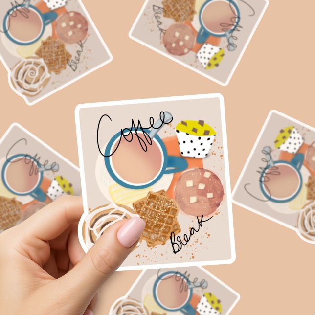 Coffee Break Aufkleber (Von Creator hochgeladen)