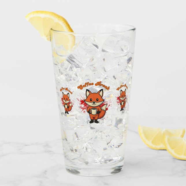 Coffee Break Design Glas (Vorderseite Ice)