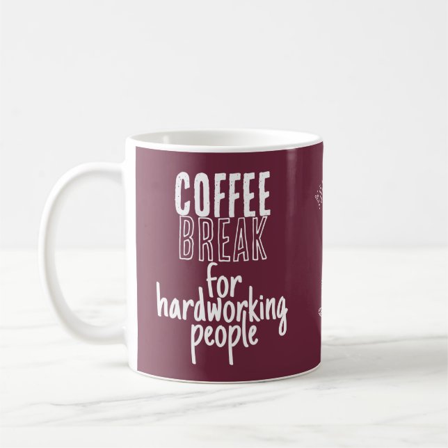 Coffee Break – Great Ideas – Burgundy  Kaffeetasse (Links)