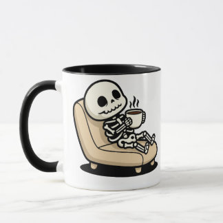Coffee Break – Grim Reaper Dark Humor Coffee Tasse