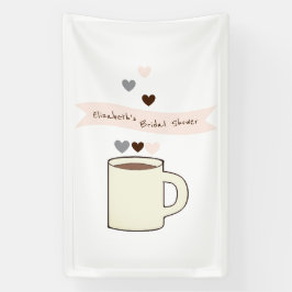 Coffee Bridal Shower Banner