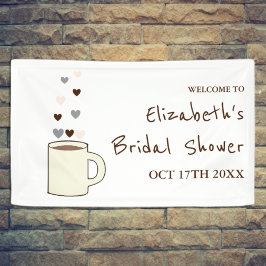 Coffee Bridal Shower Banner