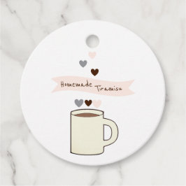 Coffee Bridal Shower Geschenkanhänger