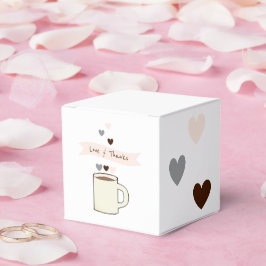 Coffee Bridal Shower Geschenkschachtel