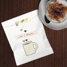 Coffee Bridal Shower Geschenktütchen