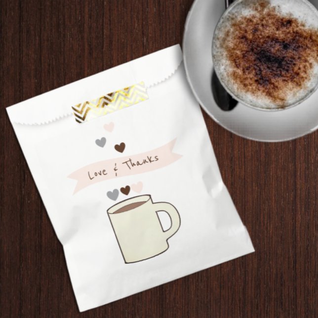 Coffee Bridal Shower Geschenktütchen (Von Creator hochgeladen)