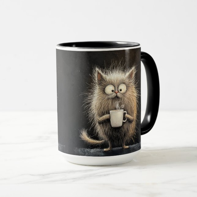 Coffee Buzz Kitty Tasse (VorderseiteRechts)