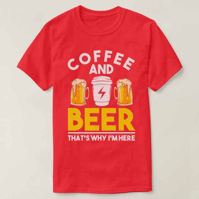 Coffee Caffine Caf Espresso Cappuccino T-Shirt (Design vorne)