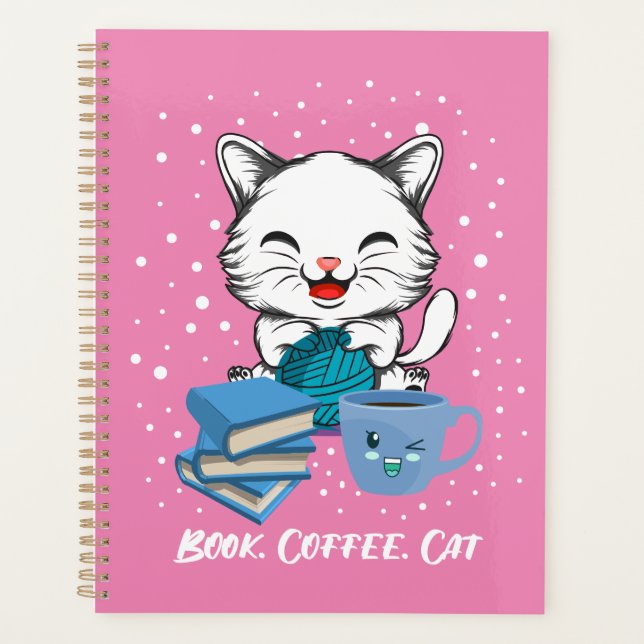 Coffee Cat Planner Planer (Vorderseite)