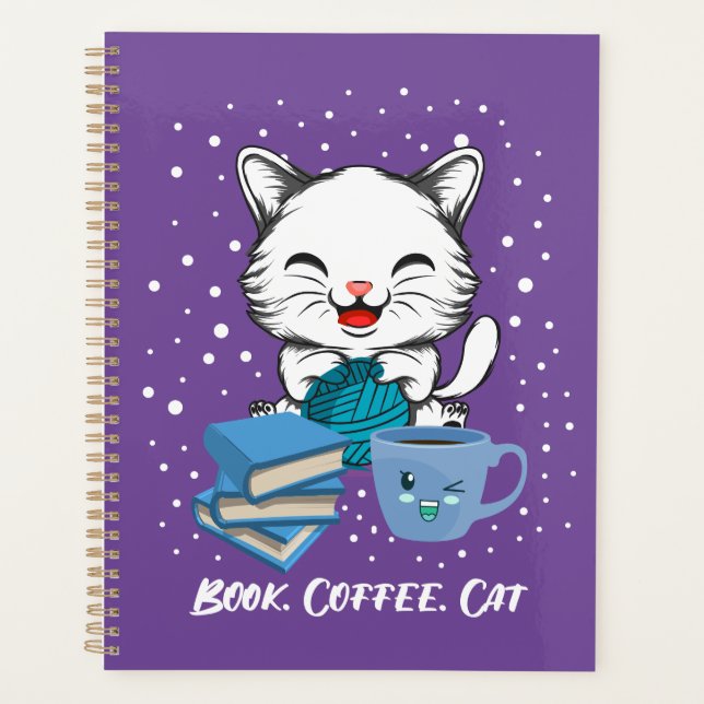 Coffee Cat Planner Planer (Vorderseite)