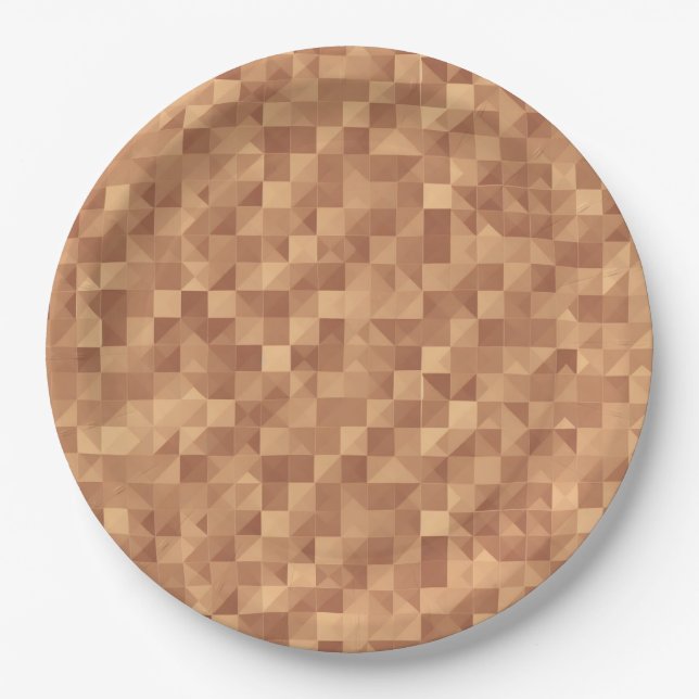 Coffee Chic Party Plates: Disposable Elegance Pappteller (Vorderseite)