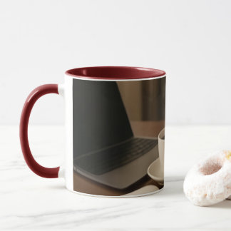 "Coffee & Clicks Mug – Steam, Shopping, and Lap Tasse