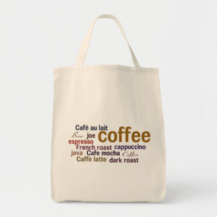 Coffee Cloud Shopping Tasche
