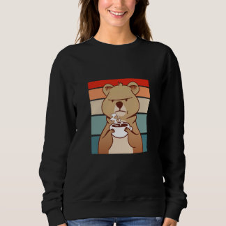 Coffee Coffee Angry Bear Sweatshirt