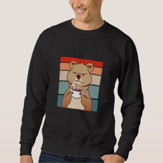 Coffee Coffee Angry Bear Sweatshirt