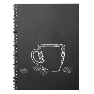 COFFEE CUP CHALK NOTIZBLOCK