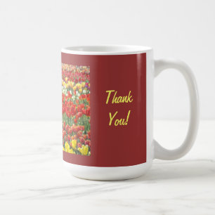 Coffee Cup Tasse gibt glücklichen Kunden Danke!