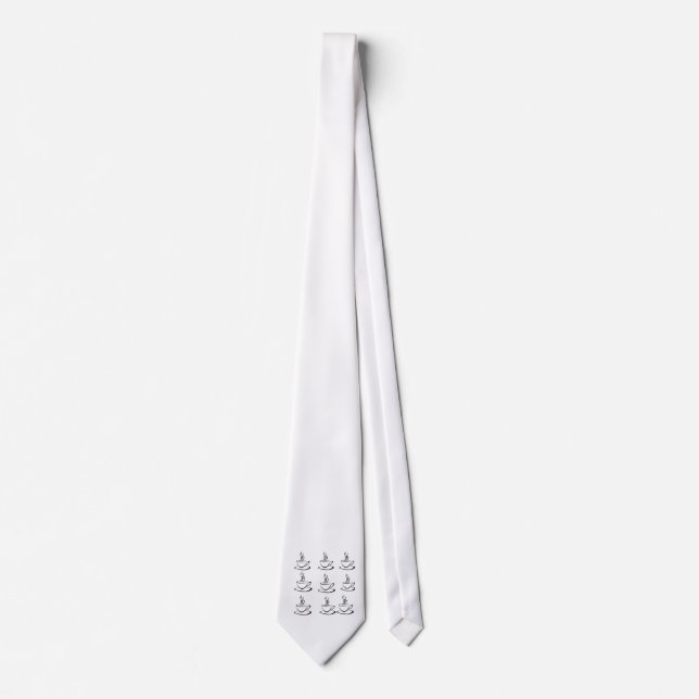 Coffee Design Neck Tie Krawatte (Vorderseite)