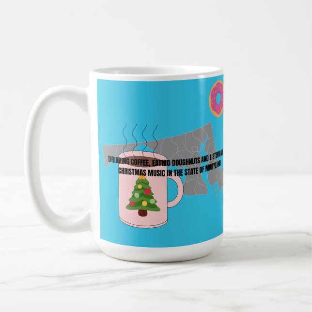 Coffee, Donuts and Christmas Music in Maryland  Kaffeetasse (Links)