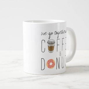 "Coffee & Donuts" Jumbo-Tasse