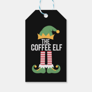 Coffee-Elfen-Familien-Matching-Gruppe Weihnachten Geschenkanhänger