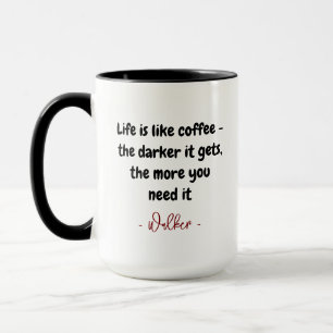 Coffee Enthusiasten Geschenk Individuelle Name u Tasse