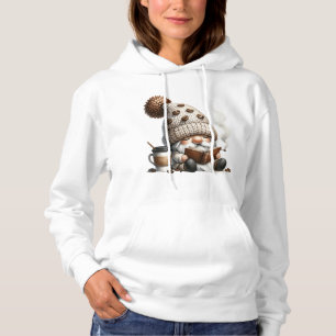 Coffee Enthusiusiasten Gnome - Koffein mit einem L Hoodie
