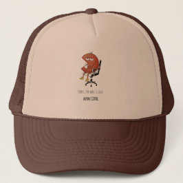 Coffee First Personality Second Funny Trucker Hat Truckerkappe