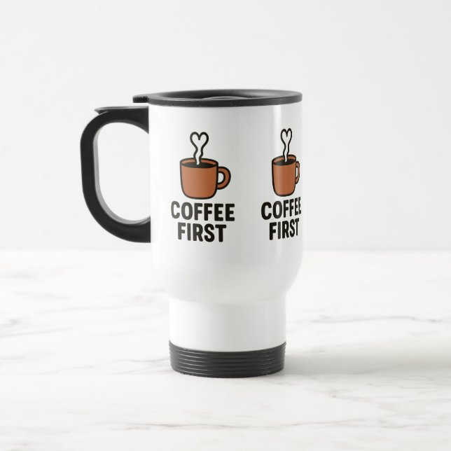 Coffee First Reisebecher (Links)
