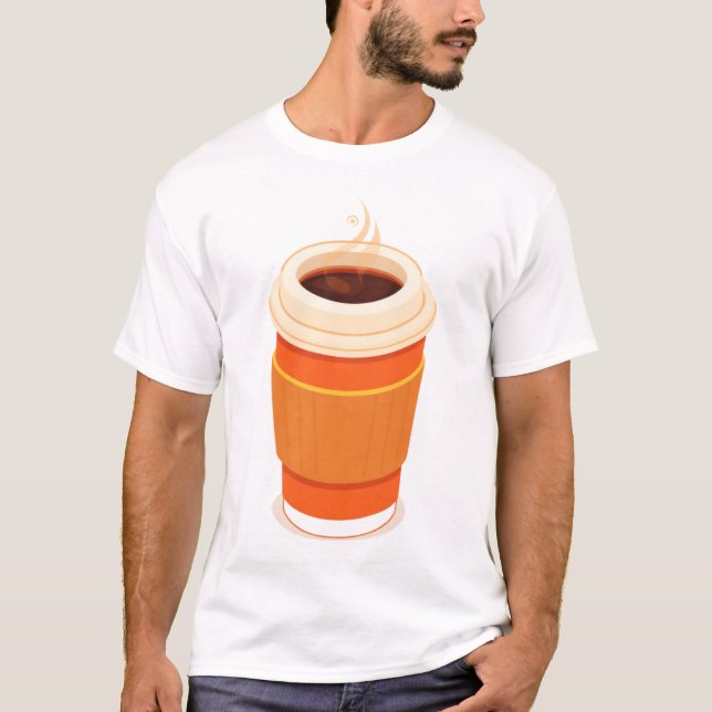 Coffee First Talk Later T-Shirt (Vorderseite)