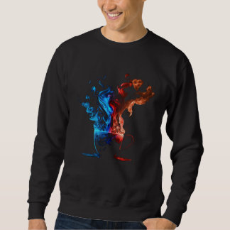 Coffee Flames Frahling Coffee Cup Cafe Sweatshirt